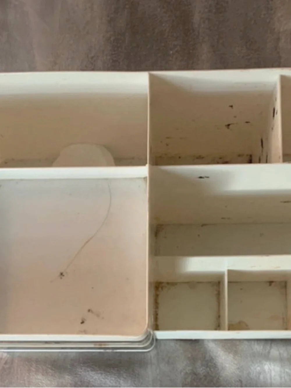 White Plastic Drawer Organizer Tray for Home Storage & Organization